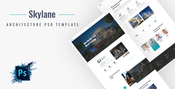 Skylane | Creative Architecture PSD Template