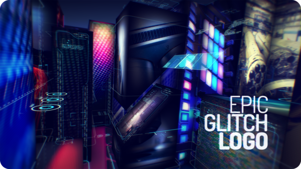 Epic Glitch Logo - VideoHive 22909067