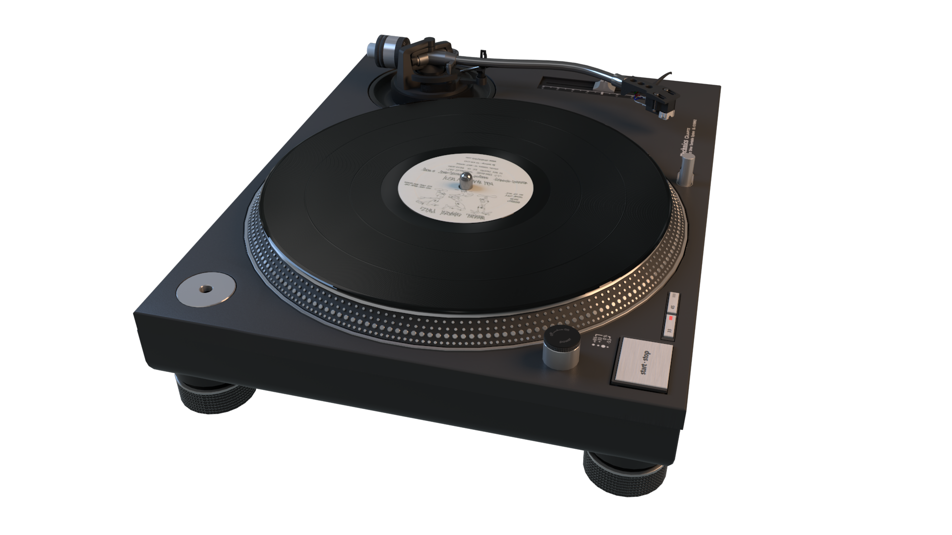 Technics SL-1210MK2 Turntable by prelightmedia | 3DOcean