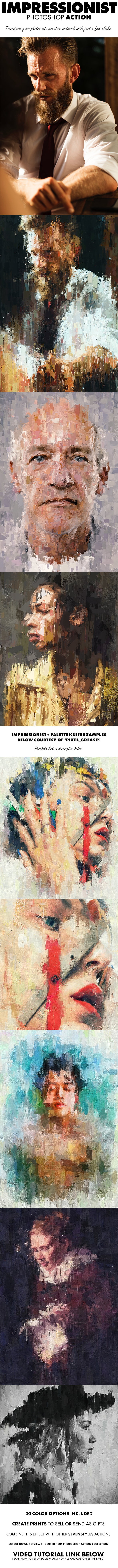 Impressionist Photoshop Action Impressionist Photoshop Action