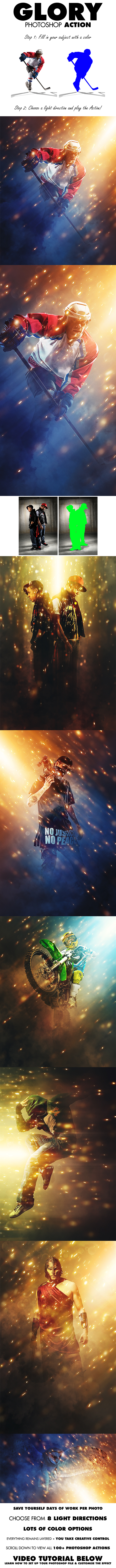 Glory Photoshop Action