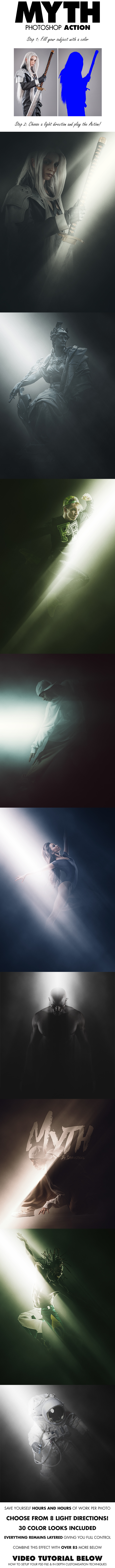Myth Photoshop Action - Photo Effects Actions