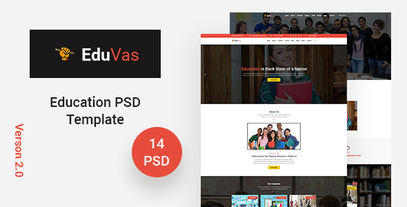 EduVas- Education PSD - ThemeForest 22796514