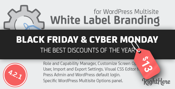 White Label Branding for WordPress Multisite - CodeCanyon Item for Sale