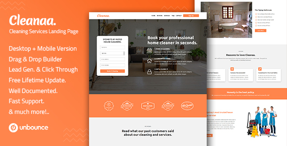 Cleanaa - Cleaning - ThemeForest 22918828