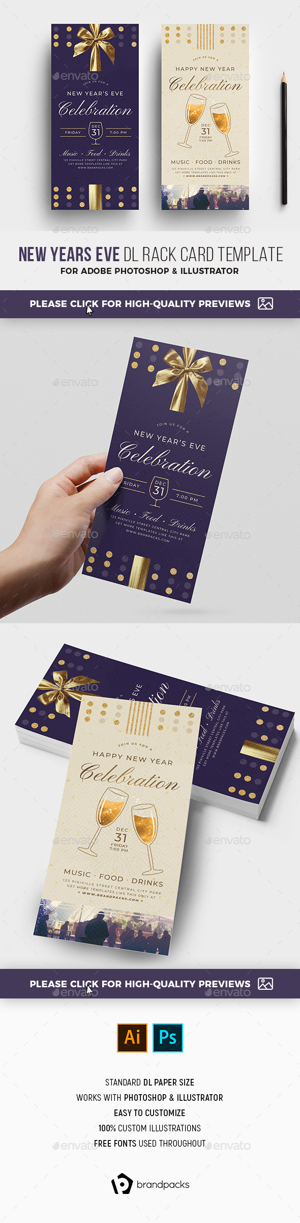 New Year's Eve DL Card