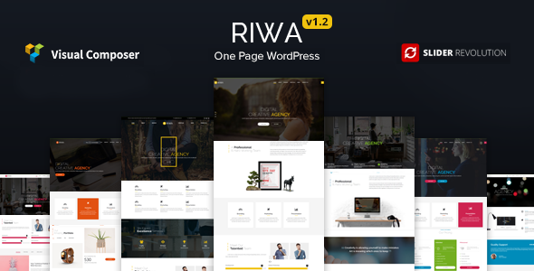 Riwa - One Page WordPress Theme