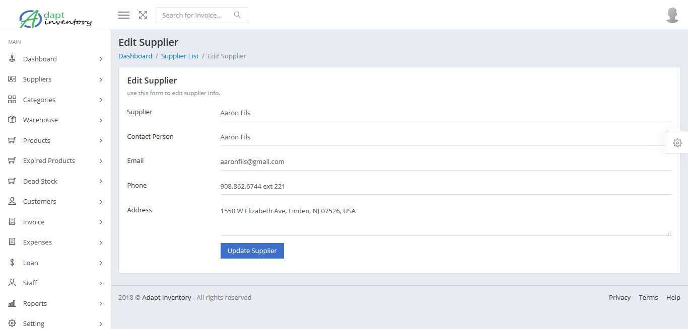 adapt inventory management system by wp mage codecanyon