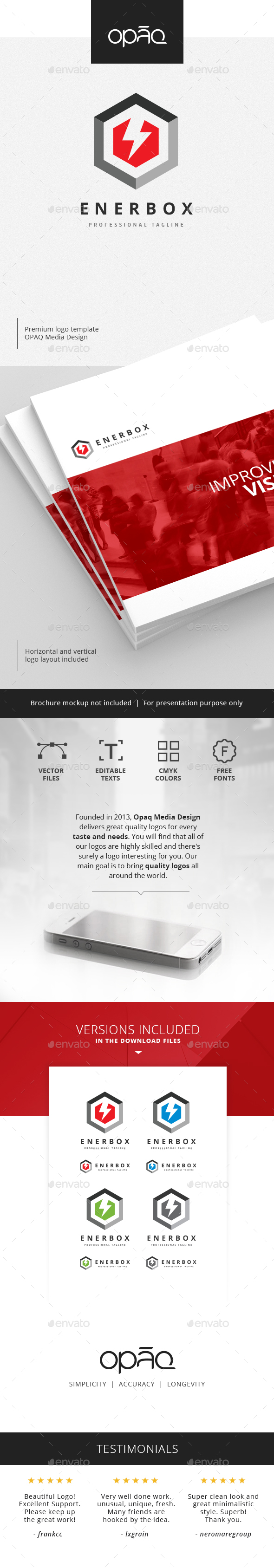 Energy Box Logo - Symbols Logo Templates