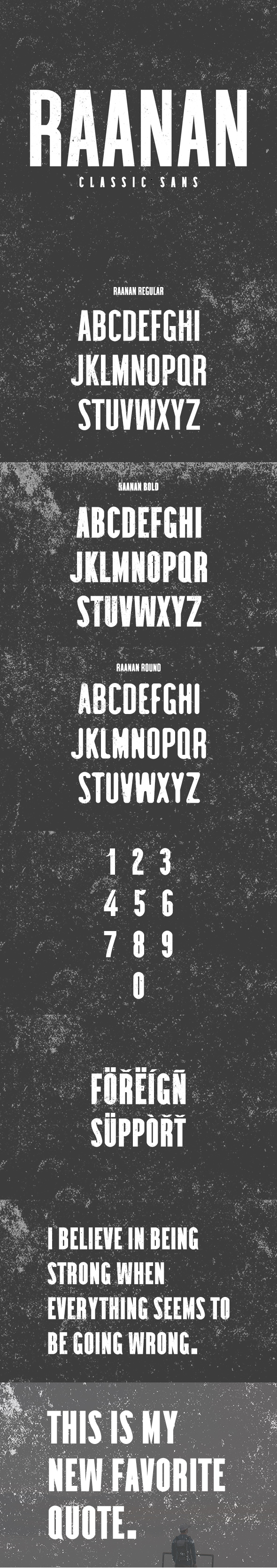 Raanan Classic Sans Serif Font Family - Sans-Serif Fonts