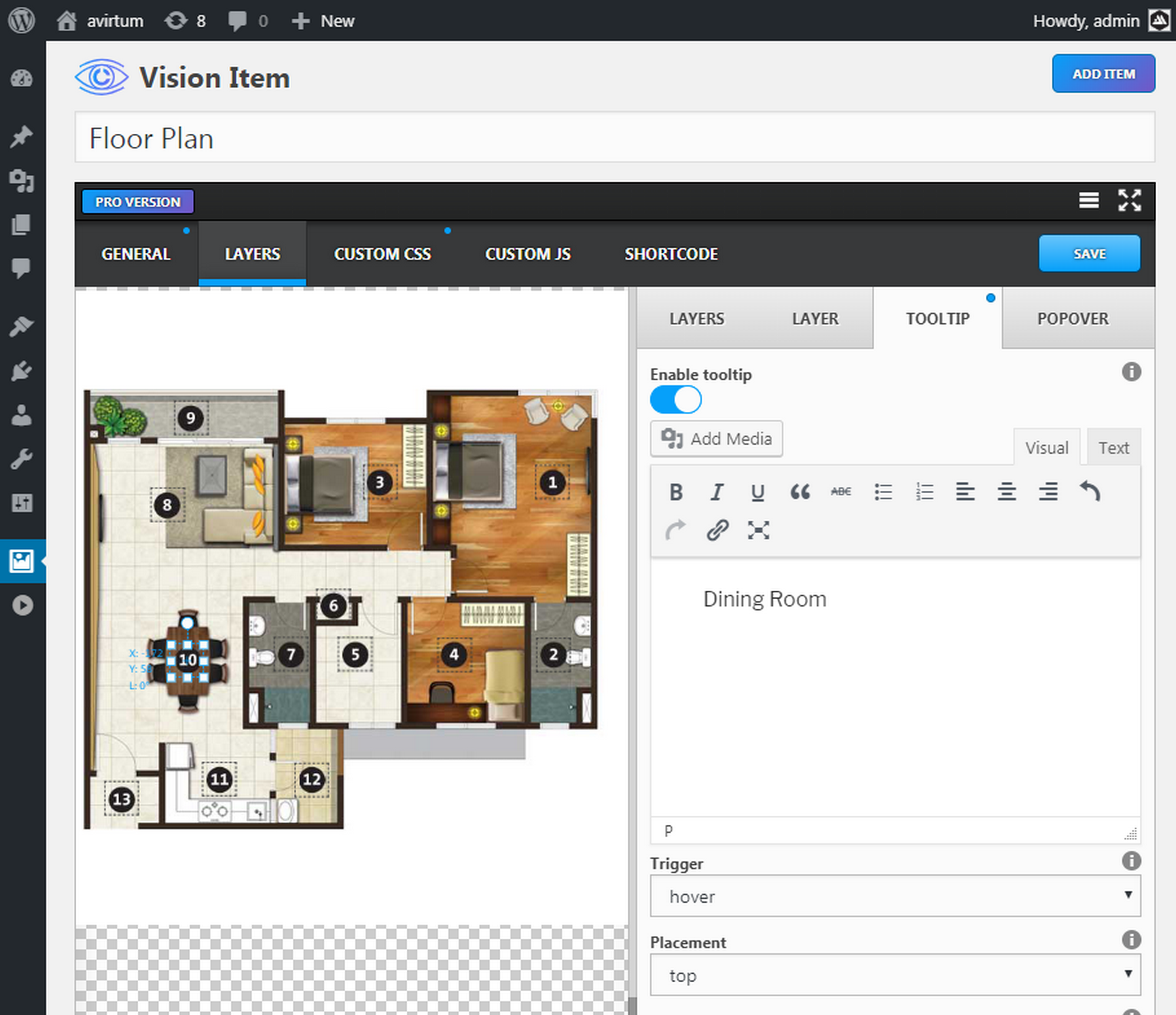 Vision - Interactive Image Map Builder for WordPress by Avirtum ...