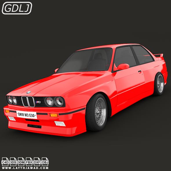BMW M3 E30 - 3Docean 22920295