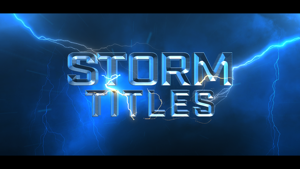 Storm Titles v2 - VideoHive 22920476