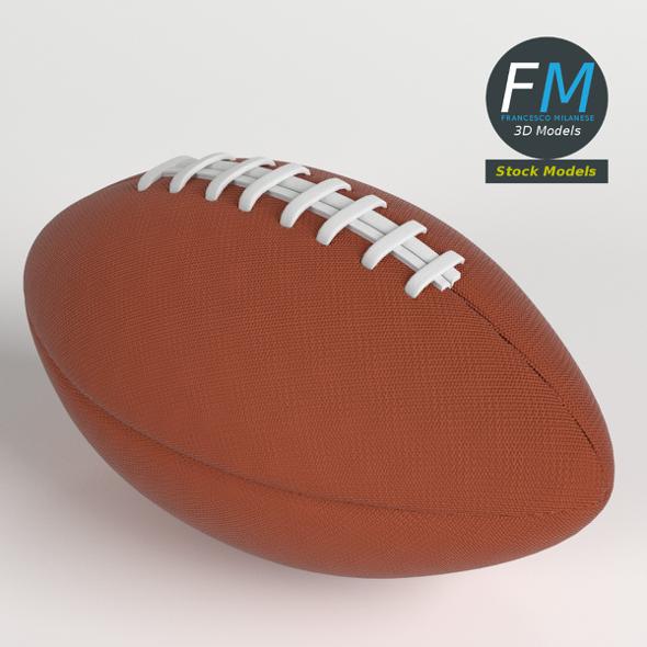 American football ball - 3DOcean Item for Sale
