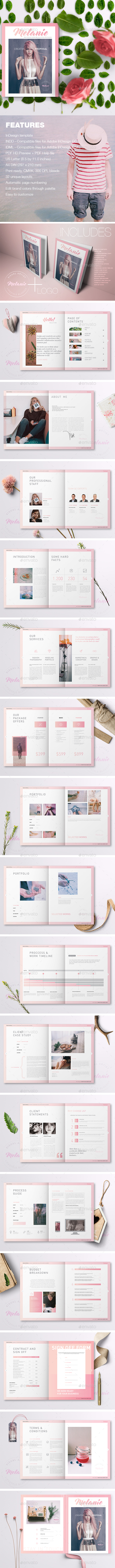 Melanie - Creative Proposal - Brochures Print Templates