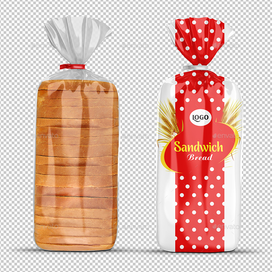 Download Slice Bread Packaging Mock-Up by designer0007 | GraphicRiver