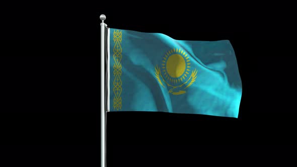 Kazakhstan Flag Big