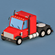 Cartoon Semi Truck by tollaru | 3DOcean