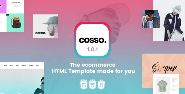 Excellent Cosso - Clean, Minimal Responsive HTML Template