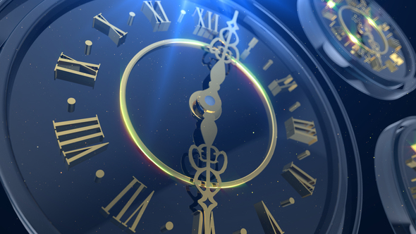 Clock Background, Motion Graphics | VideoHive