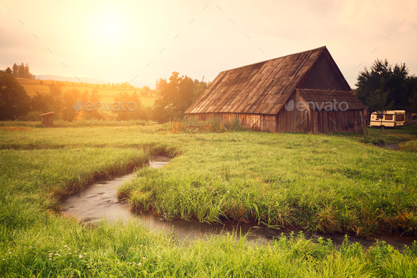 Beautiful countryside - Stock Photo - Images