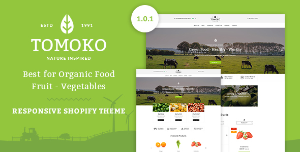 Tomoko - Organic - ThemeForest 16772428
