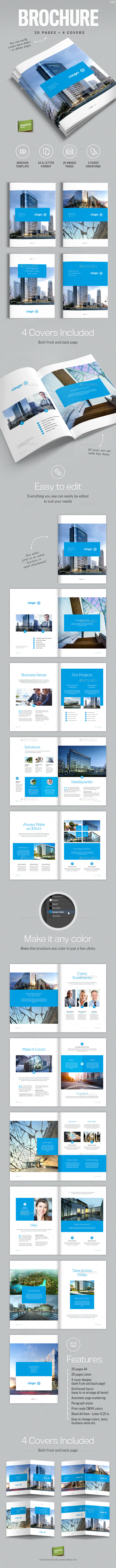 Brochure Template for Indesign - Cingo - Corporate Brochures