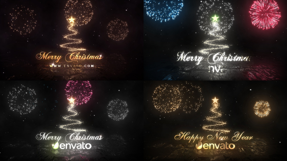 Christmas Logo Video Displays template preview