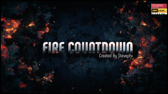 Fire Countdown - VideoHive 22098762