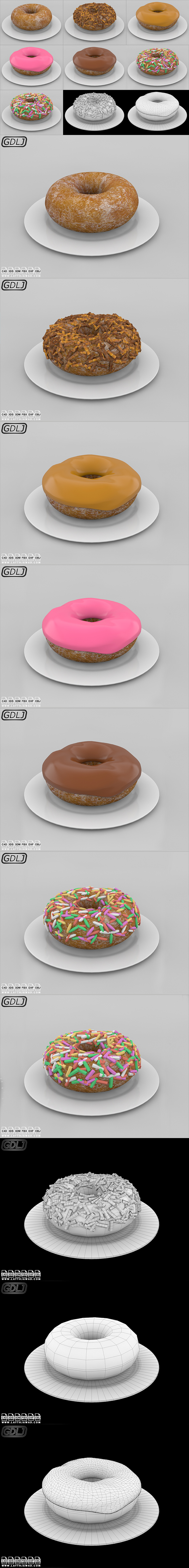 Doughnuts - 3Docean 22946254