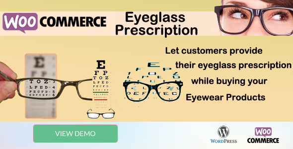 WooCommerce Eyeglass Prescription Plugin