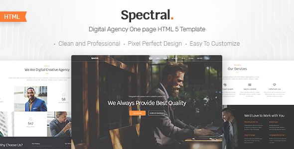 Spectral - BusinessAgency - ThemeForest 22810222