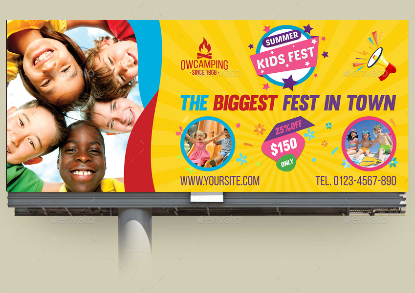 Download Kids Summer Camp Advertising Bundle Vol.2 by OWPictures ...