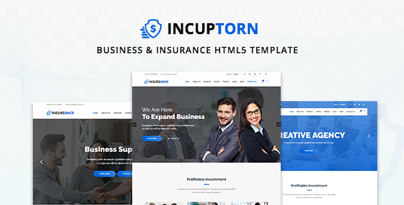 Incuptorn - Business & Insurance HTML5 Template