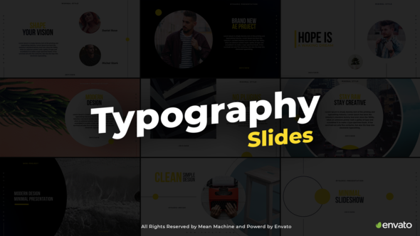 Typography Slides - VideoHive 22949301