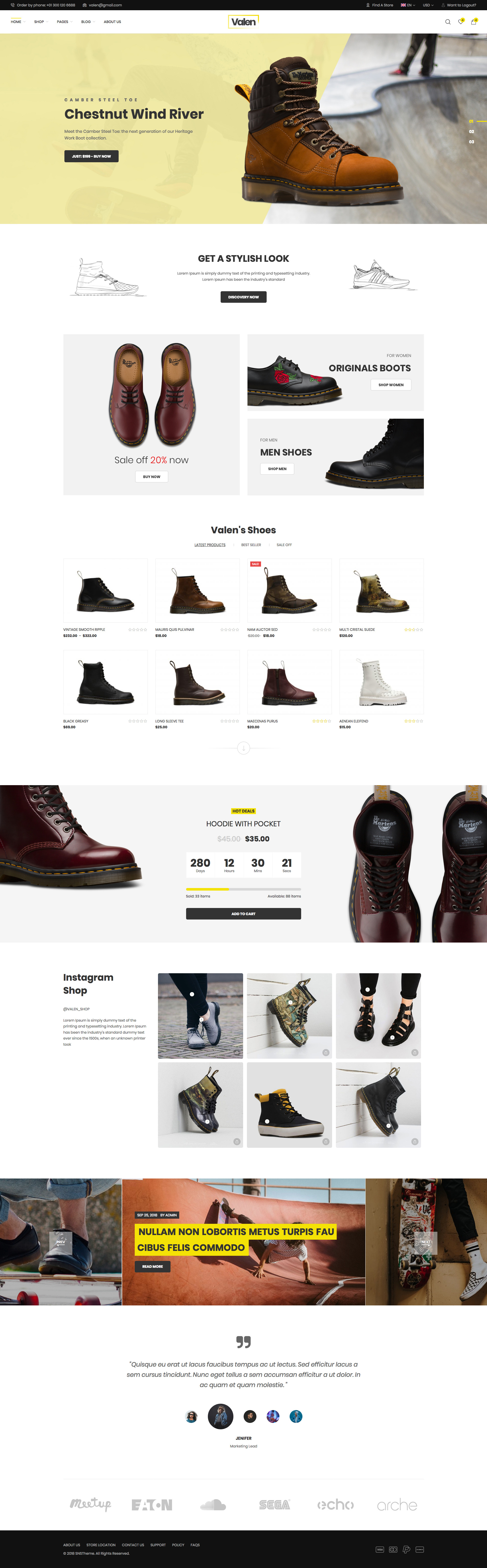 Valen - Sport, Fashion WooCommerce WordPress Theme by snstheme ...