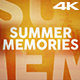 Summer Memories - VideoHive Item for Sale