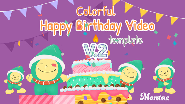 Colorful Happy Birthday - VideoHive 22951453
