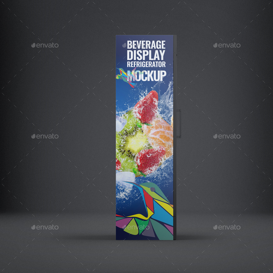 Download Beverage Display Refrigerator Mock-Up by L5Design | GraphicRiver