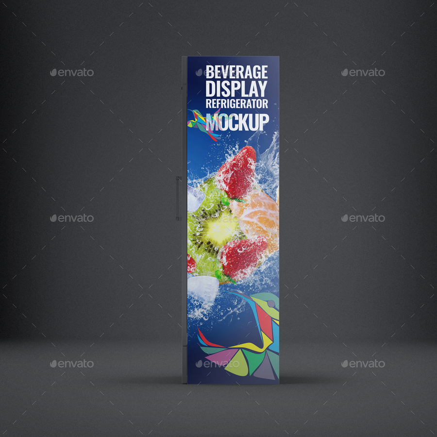 Download Beverage Display Refrigerator Mock-Up by L5Design | GraphicRiver