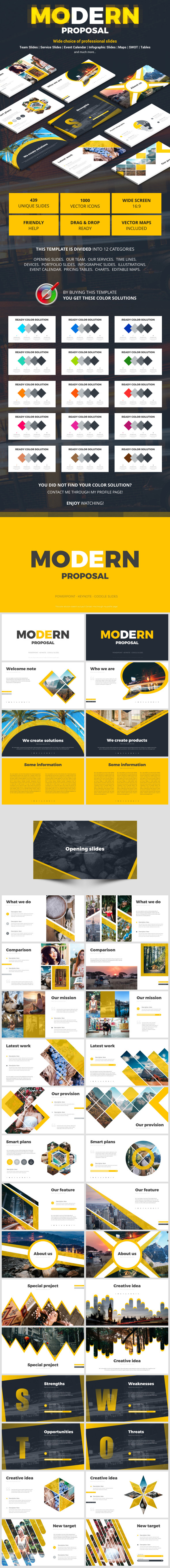 Modern Proposal - Business Keynote Templates