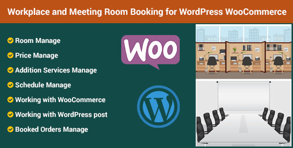 Workplace and Meeting Room Booking for Wordpress WooCommerce - CodeCanyon Item for Sale