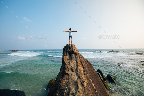 Cheering for freedom  - Stock Photo - Images