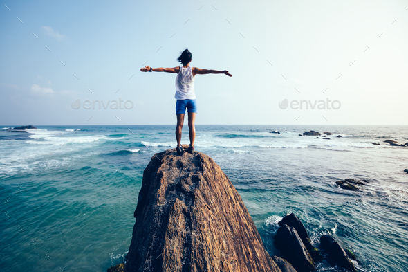 Cheering for freedom - Stock Photo - Images
