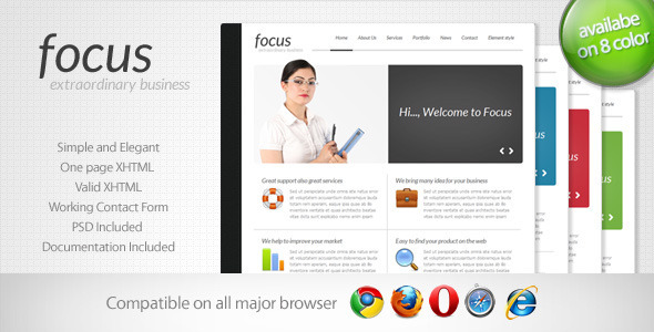 Focus - Simple - ThemeForest 236868