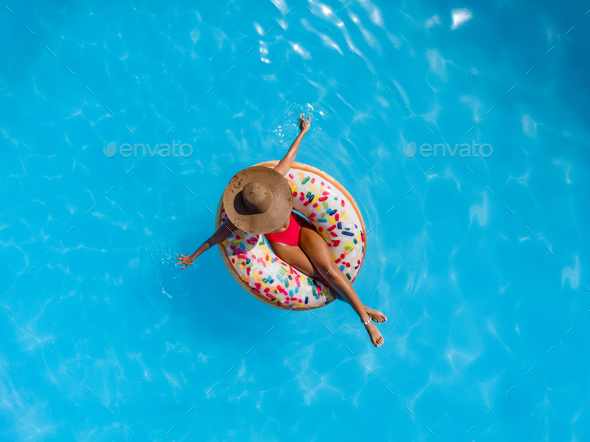 Relaxing In The Pool Stock Photo By Micens 