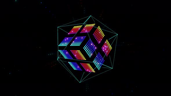 Led Color Cube 4K