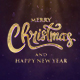 Merry Christmas Text Animation (Golden Sand) - VideoHive Item for Sale