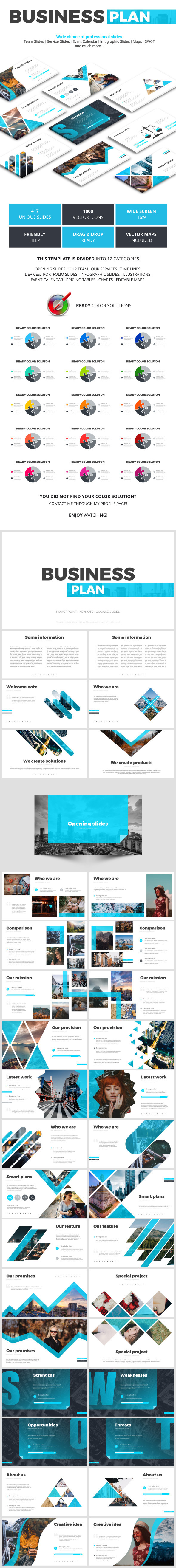 Business Plan - Business PowerPoint Templates