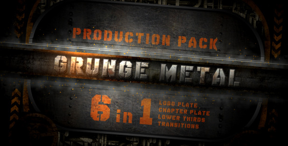 grunge metal production pack
